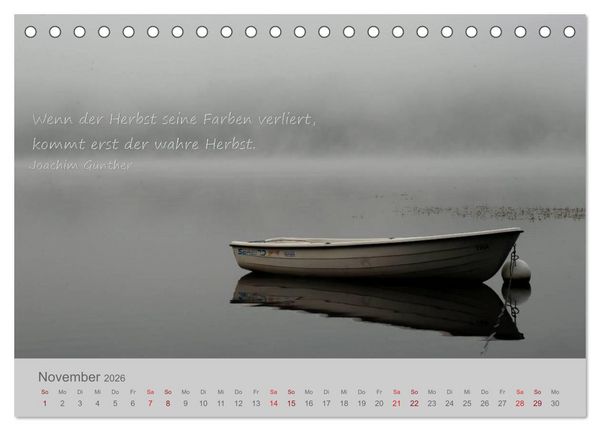 Produktbild: Jahres-Zeiten (Tischkalender 2026 DIN A5 quer), CALVENDO Monatskalender