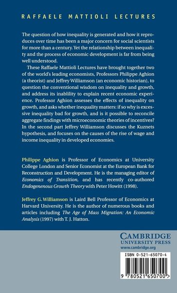 Produktbild: Growth, Inequality, and Globalization