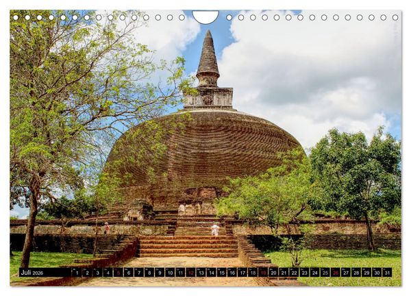 Produktbild: Sri Lanka 2026 Kulturh&ouml;hepunkte (Wandkalender 2026 DIN A4 quer), CALVENDO Monatskalender