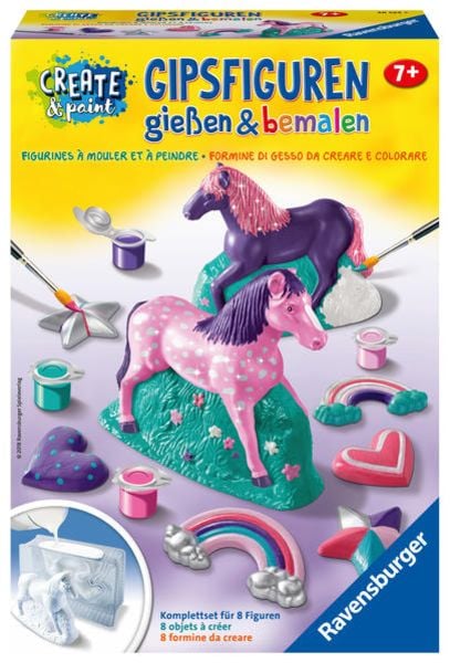 Ravensburger - Create & Paint - Gipsfiguren gießen - Fantasy Horse