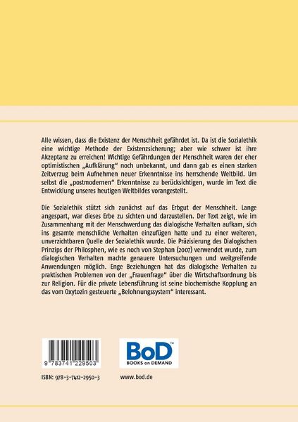 Produktbild: Naturgeschichte und dialogisches Verhalten als Quellen der Sozialethik