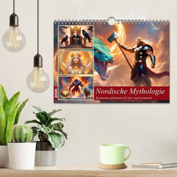 Produktbild: Nordische Mythen (Wandkalender 2026 DIN A4 quer), CALVENDO Monatskalender