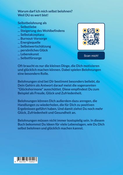 Produktbild: Belohne Dich selbst - 777 wertvolle Ideen zur Selbstbelohnung - Belohnungen als Weg zum Wohlbefinden