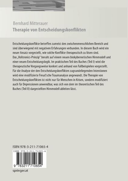 Produktbild: Therapie von Entscheidungskonflikten