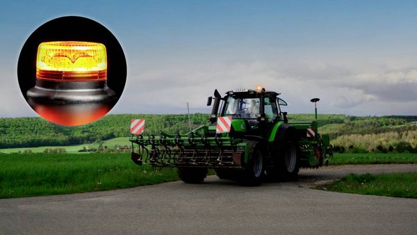 Produktbild: Osram Automotive Rundumleuchte Light Signal LED Beacon Light RBL102 12 V, 24 V &uuml;ber Bordnetz Schraubmontage Orange