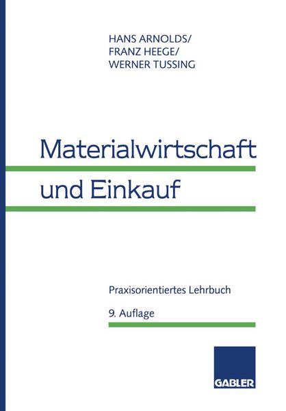 Produktbild: Materialwirtschaft und Einkauf