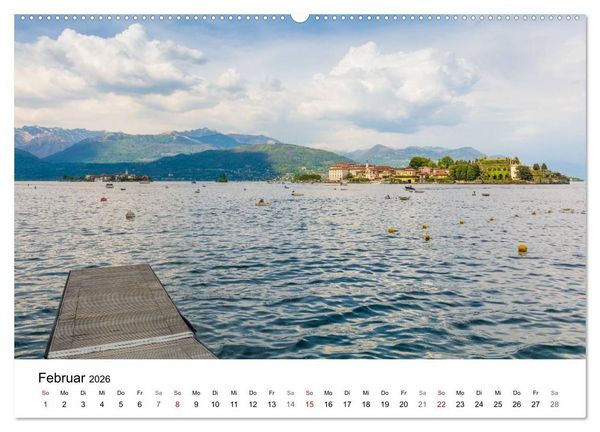 Produktbild: Lago Maggiore - Unterwegs am Westufer (Wandkalender 2026 DIN A2 quer), CALVENDO Monatskalender