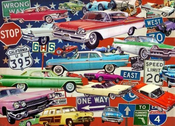 Fancy Fins and Classic Chrome 1000-Piece Puzzle