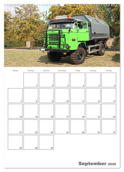 Produktbild: Ost-Oldtimer in Magdeburg (hochwertiger Premium Wandkalender 2026 DIN A2 hoch), Kunstdruck in Hochglanz