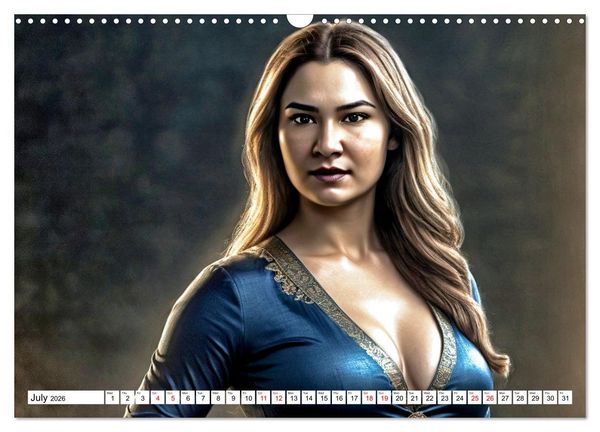 Produktbild: The Muse Moira in Twelve Facets (Wall Calendar 2026 DIN A3 landscape), CALVENDO 12 Month Wall Calendar