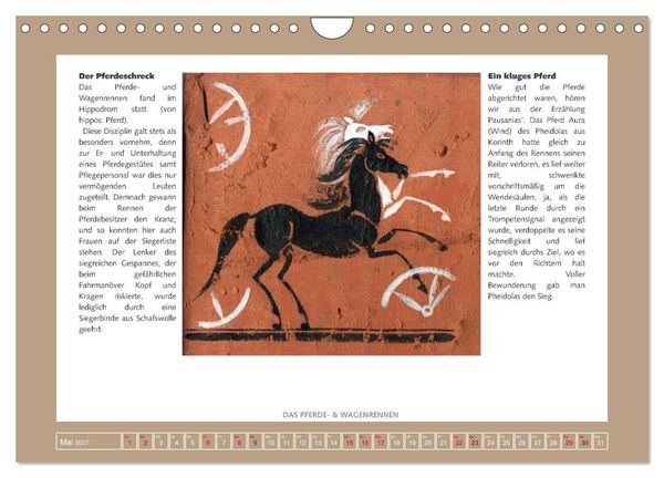 Produktbild: Kurioses im Antiken Olympia (Wandkalender 2027 DIN A4 quer), CALVENDO Monatskalender