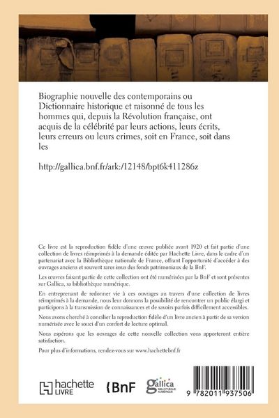 Produktbild: Dictionnaire Historique Et Raisonn&eacute; de Tous Les Hommes Depuis La R&eacute;volution Fran&ccedil;aise T.18