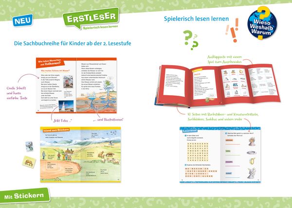 Produktbild: Wieso? Weshalb? Warum? Erstleser, Band 2 - Vulkane