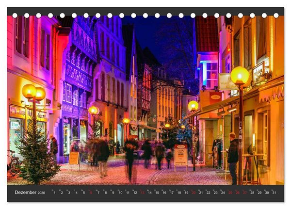 Produktbild: Stadtportrait Osnabr&uuml;ck (Tischkalender 2026 DIN A5 quer), CALVENDO Monatskalender