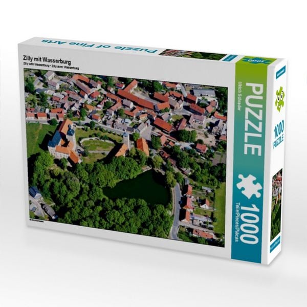 Produktbild: CALVENDO Puzzle Zilly mit Wasserburg 1000 Teile Puzzle quer | 1000 Teile Lege-Gr&ouml;&szlig;e 64 &times; 48 cm Foto-Puzzle f&uuml;r gl&uuml;ckliche Stunden