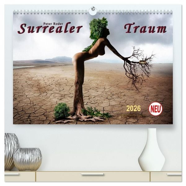 Produktbild: Surrealer Traum (hochwertiger Premium Wandkalender 2026 DIN A2 quer), Kunstdruck in Hochglanz