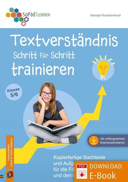 Produktbild: Textverst&auml;ndnis Schritt f&uuml;r Schritt trainieren