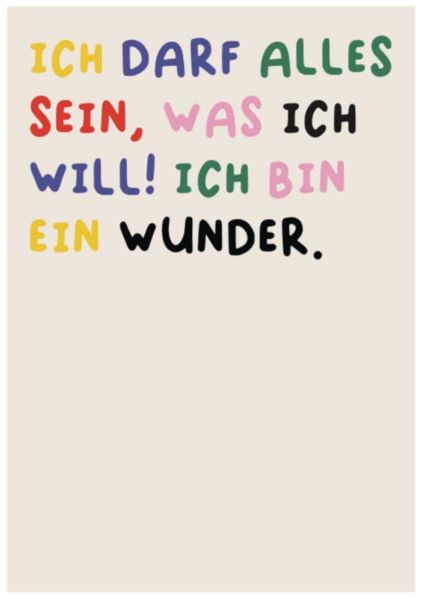 Produktbild: Poster Wunder 50x70
