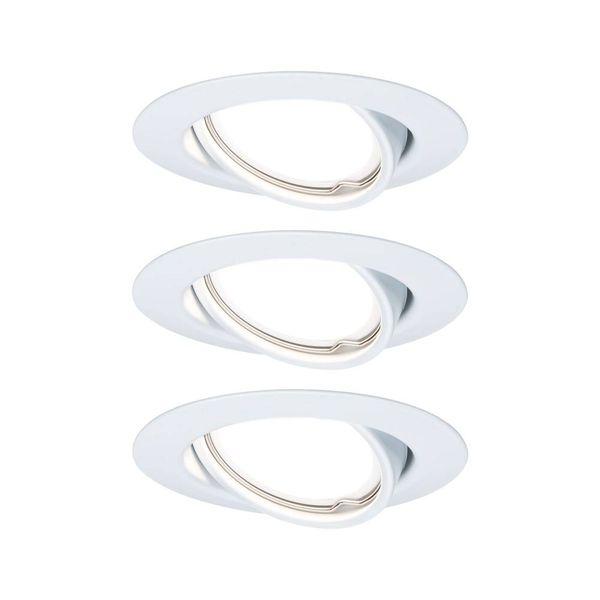 Paulmann 93422 Base Einbauleuchte 3er Set LED GU10 15W Weiß