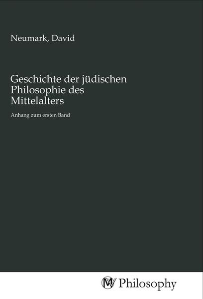 Geschichte der jüdischen Philosophie des Mittelalters, Taschenbuch von , MV-Philosophy, 9783968802091