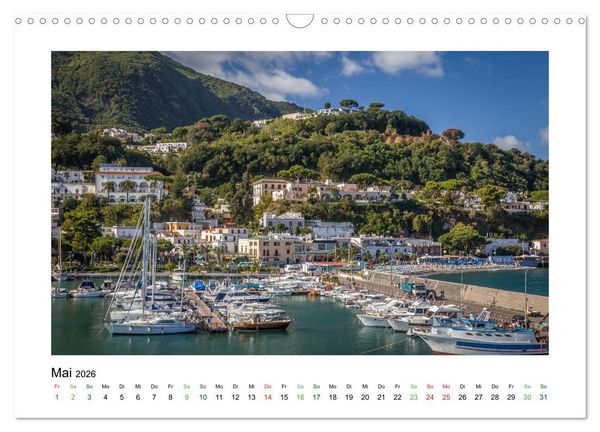 Produktbild: Sehnsuchtsinseln Capri und Ischia (Wandkalender 2026 DIN A3 quer), CALVENDO Monatskalender