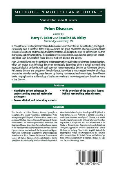Produktbild: Prion Diseases