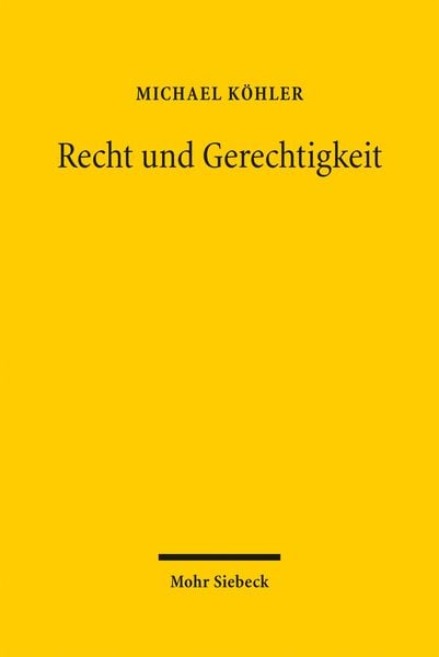 Produktbild: Recht und Gerechtigkeit