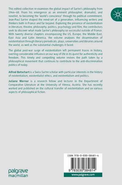 Produktbild: Sartre and the International Impact of Existentialism