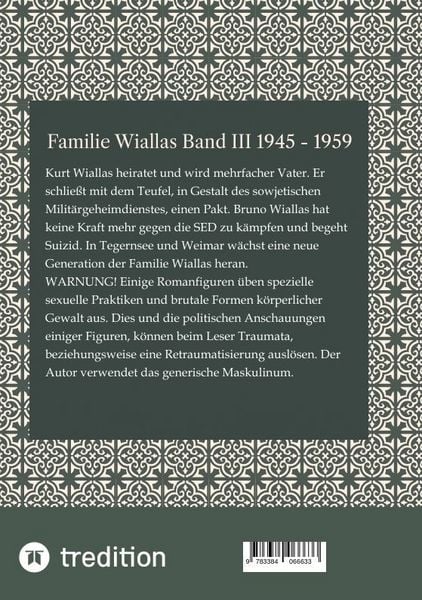 Produktbild: Familie Wiallas Band III 1945 - 1959