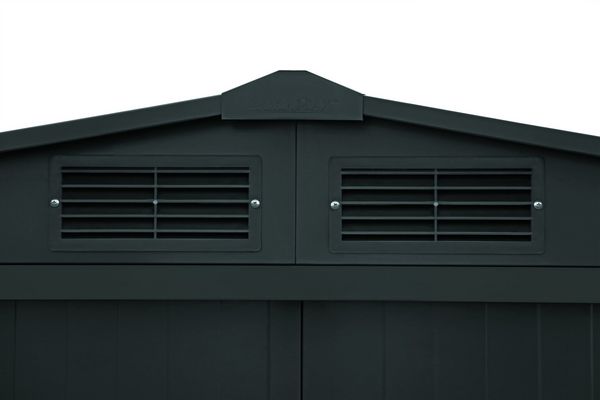 Produktbild: Metall Ger&auml;tehaus 202x123 Gartenhaus Schiebet&uuml;r