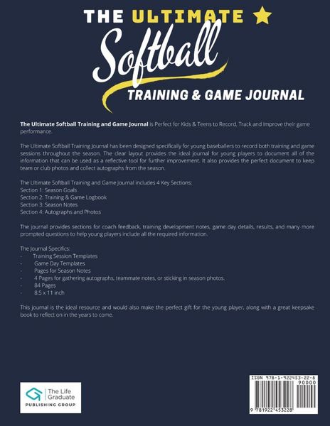 Produktbild: The Ultimate Softball Training and Game Journal