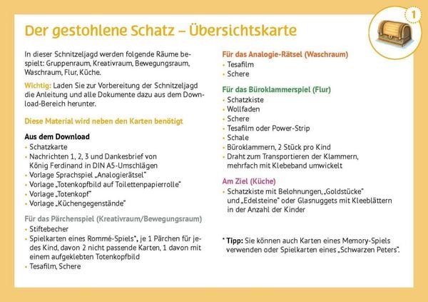 Produktbild: Schnitzeljagd in der Kita