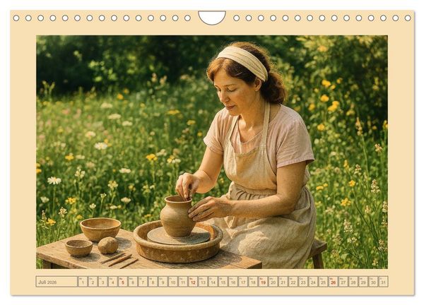 Produktbild: Hobbytr&auml;ume - Einblicke in Freizeit und Hobbys von den 50ern bis 80ern (Wandkalender 2026 DIN A4 quer), CALVENDO Monatskalender