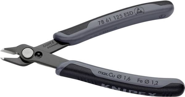 Produktbild: Knipex-Werk Pr&auml;z.-Schneidzange 78 61 125 ESD