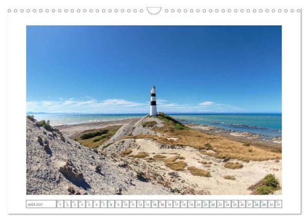 Produktbild: Phares de Nouvelle-Z&eacute;lande (Calendrier mural 2027 DIN A3 vertical), CALVENDO calendrier mensuel