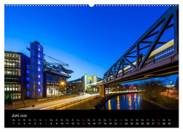 Produktbild: Berlin dynmaic (hochwertiger Premium Wandkalender 2026 DIN A2 quer), Kunstdruck in Hochglanz