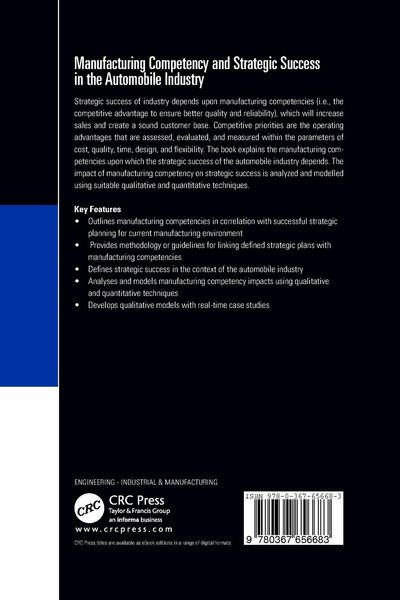 Produktbild: Manufacturing Competency and Strategic Success in the Automobile Industry