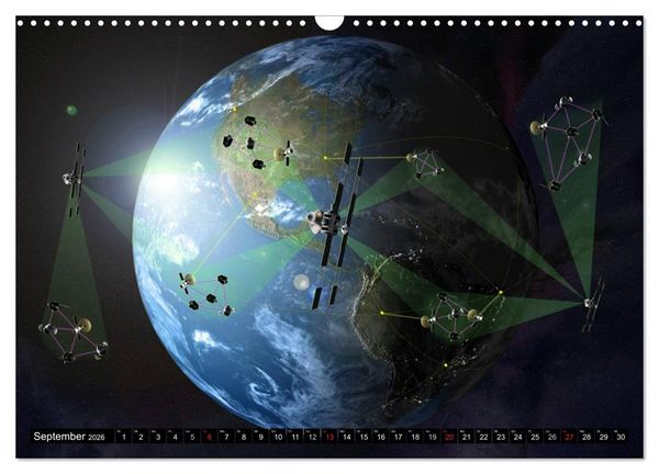Produktbild: Raumfahrt und Weltall (Wandkalender 2026 DIN A3 quer), CALVENDO Monatskalender