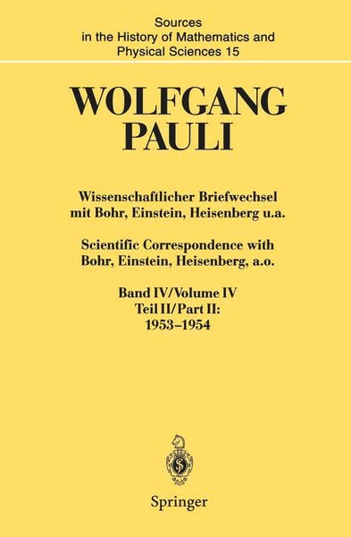 Produktbild: Wissenschaftlicher Briefwechsel mit Bohr, Einstein, Heisenberg u.a. / Scientific Correspondence with Bohr, Einstein, Heisenberg a.o.