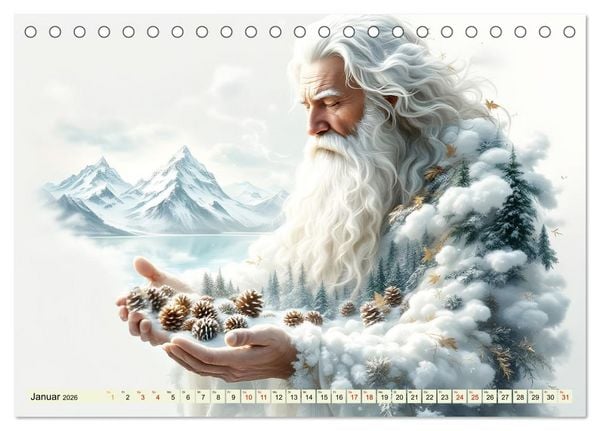 Produktbild: W&auml;chter der Natur (Tischkalender 2026 DIN A5 quer), CALVENDO Monatskalender