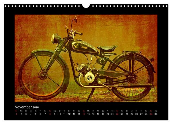Produktbild: Motorrad Oldtimer (Wandkalender 2026 DIN A3 quer), CALVENDO Monatskalender