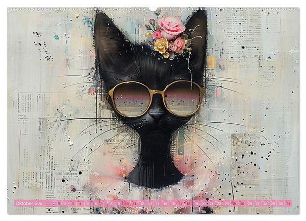 Produktbild: Miau-velous Momente (Wandkalender 2026 DIN A2 quer), CALVENDO Monatskalender