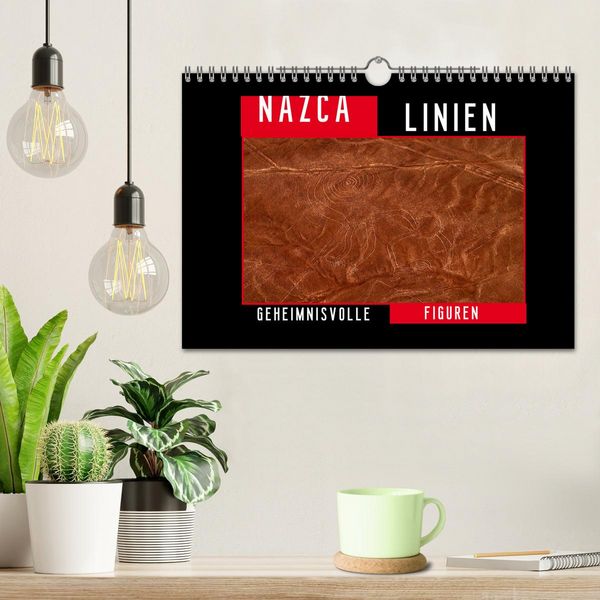 Produktbild: Die NAZCA Linien - Geheimnisvolle Figuren (Wandkalender 2026 DIN A4 quer), CALVENDO Monatskalender