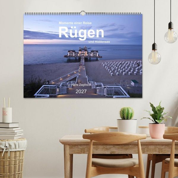 Produktbild: R&uuml;gen und Hiddensee - Momente einer Reise (Wandkalender 2027 DIN A2 quer), CALVENDO Monatskalender