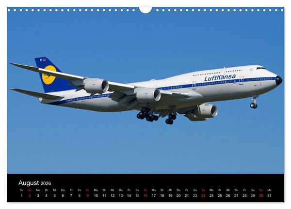 Produktbild: Sch&ouml;nheit der Flugzeuge (Wandkalender 2026 DIN A3 quer), CALVENDO Monatskalender
