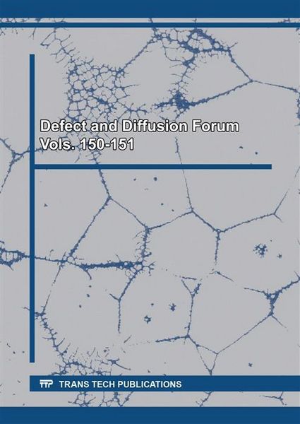 Produktbild: Defect and Diffusion Forum Vols. 150-151
