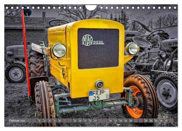 Produktbild: Traktoren - Oldtimer (Wandkalender 2026 DIN A4 quer), CALVENDO Monatskalender