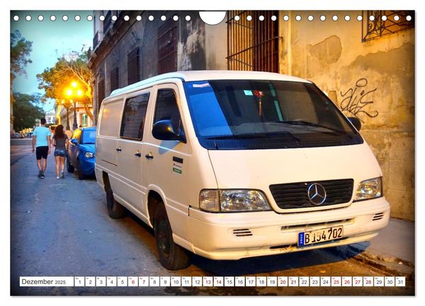 Produktbild: Stern-Mobile - Nutzfahrzeuge von Mercedes-Benz auf Kuba (Wandkalender 2025 DIN A4 quer), CALVENDO Monatskalender