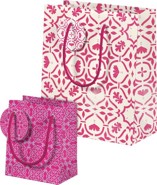 Produktbild: Der Zauber Indiens Geschenkt&uuml;ten-Set Motiv Rosa Kaleidoskop