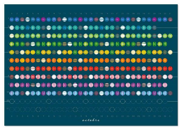 Produktbild: Une perle pour chaque jour (Calendrier de bureau 2026 DIN A5 vertical), CALVENDO calendrier mensuel
